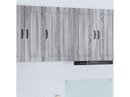 Vidaxl Painel De Lava-louça Kalmar Cinza Sonoma 50 X 31 X 80 Cm