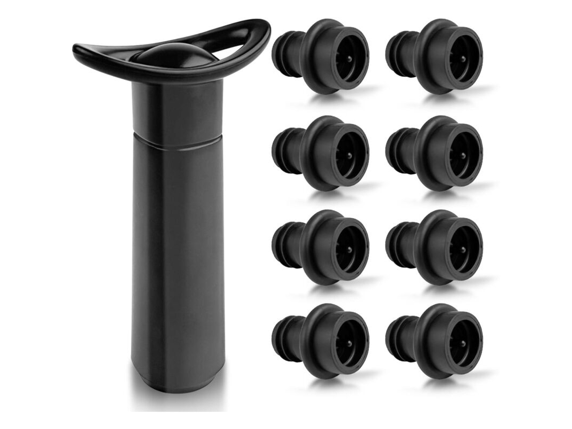 Bomba De Vácuo Com 8 Rolhas Para Garrafas, De Vácuo Manual, Dispensador De Vinho, Acessórios Para Vinho