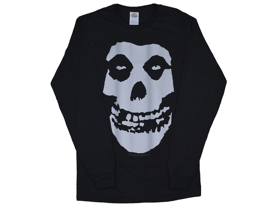 Misfits Fiend Skull Long Sleeve T-shirt Unisex Adults Size:xl