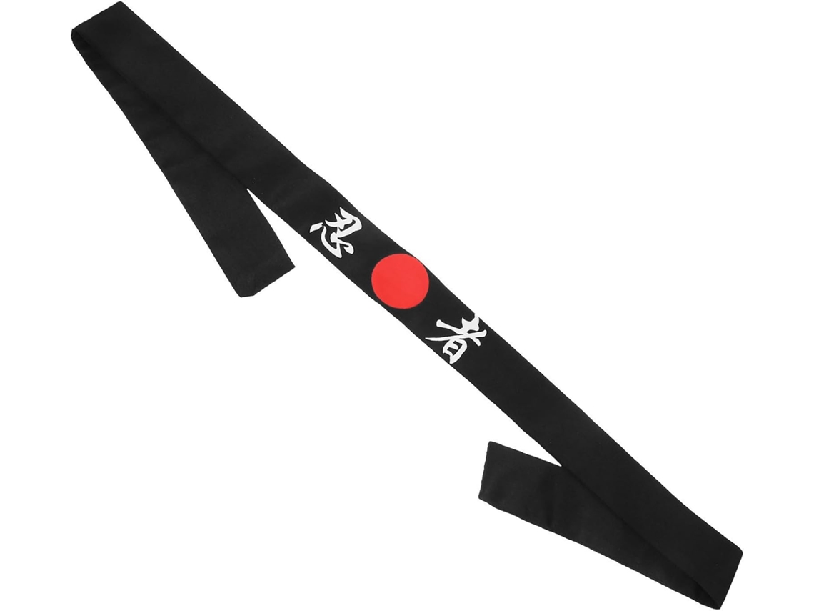Faixa De Cabeça Samurai Ajustável Em Algodão, Estilo Tradicional Japonês, Acessório Multifuncional
