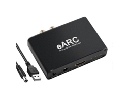 Extrator de Áudio Earc Compatível com Hdmi, Conversor de 192 Khz. CHARM