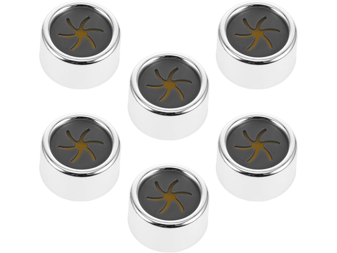 Conjunto De 6 Ganchos Redondos Para Toalhas, Adesivo Forte, Sem