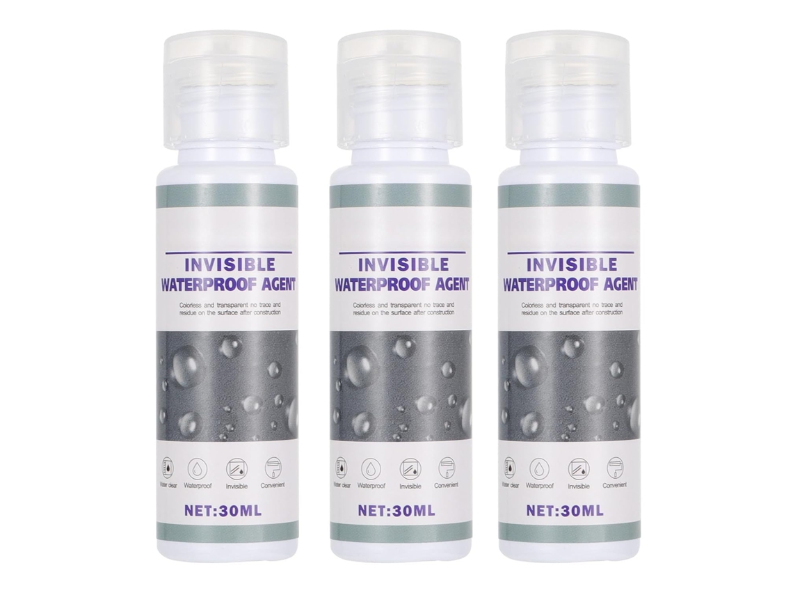 Spray Impermeabilizante, 3 Unidades De 30ml, Para Vedação E Prevenção De Vazamentos, Selante Adesivo Líquido.