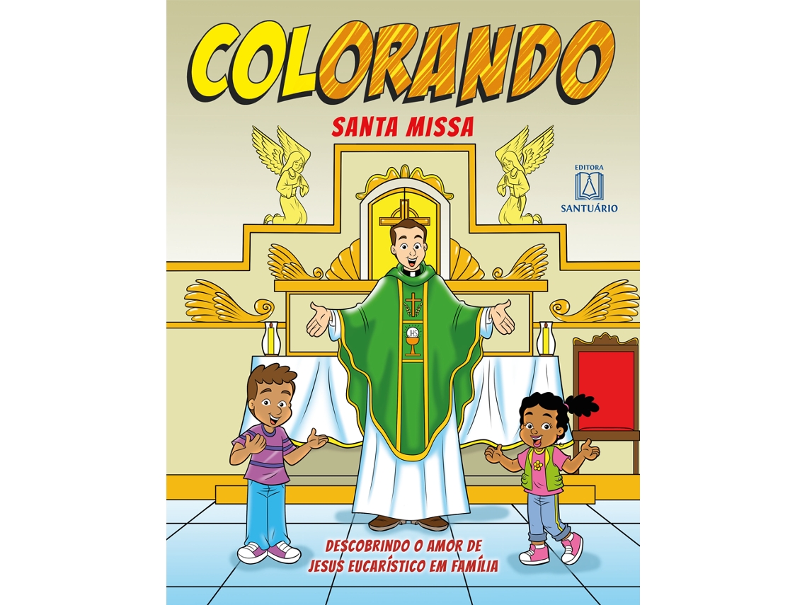 Livro Colorando - Santa Missa De Marco Lucas Tomaz (português Do Brasil)