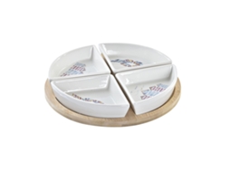 Kit de Aperitivos DKD HOME DECOR (Bambú - Multicor)