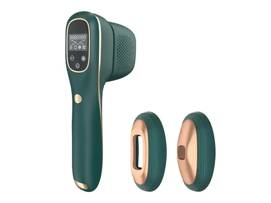 Dispositivo De Remoção De Cabelo Yizhood Kt03 Verde Ipl Ponto De Congelamento Laser Portátil Verde