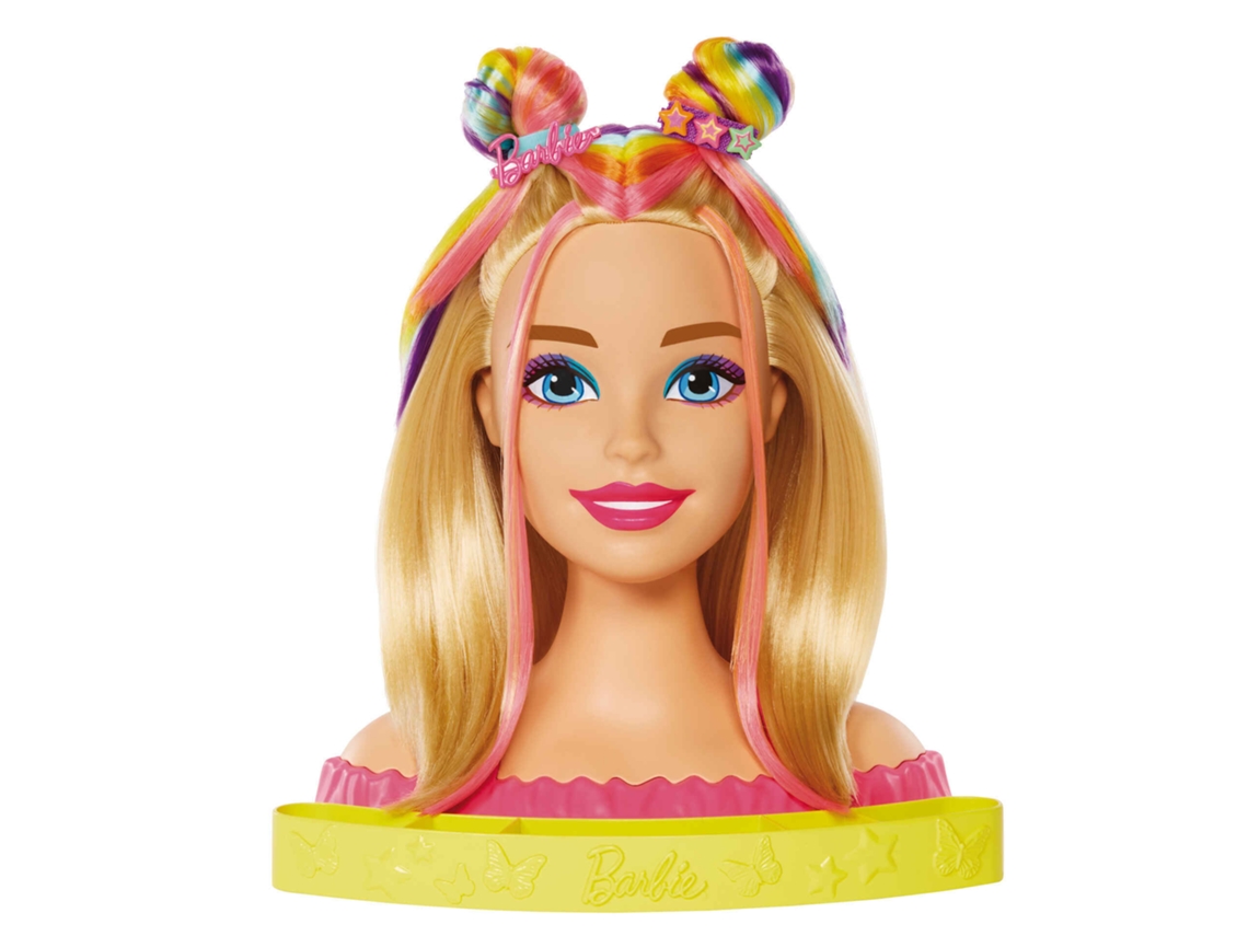 Busto Deluxe Cabelo Loiro BARBIE (Idade Mínima Recomendada: 3 Anos)