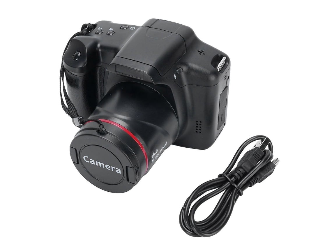 Máquina Fotográfica Digital 16mp 1080p Com Zoom 16x E Ecrã De 2,4 Polegadas