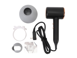 Secador de Pelo Iónico 1400 W 2 Temperaturas 3 Velocidades Negro | S/MARCA