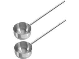 Concha De Cozinha De Aço Inoxidável De 2 Peças Com Cabo Longo Para Servir E