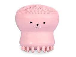 Escova de Limpeza Facial com Massageador Pulpo Exfoliante Remove Oleo e Maquiagem