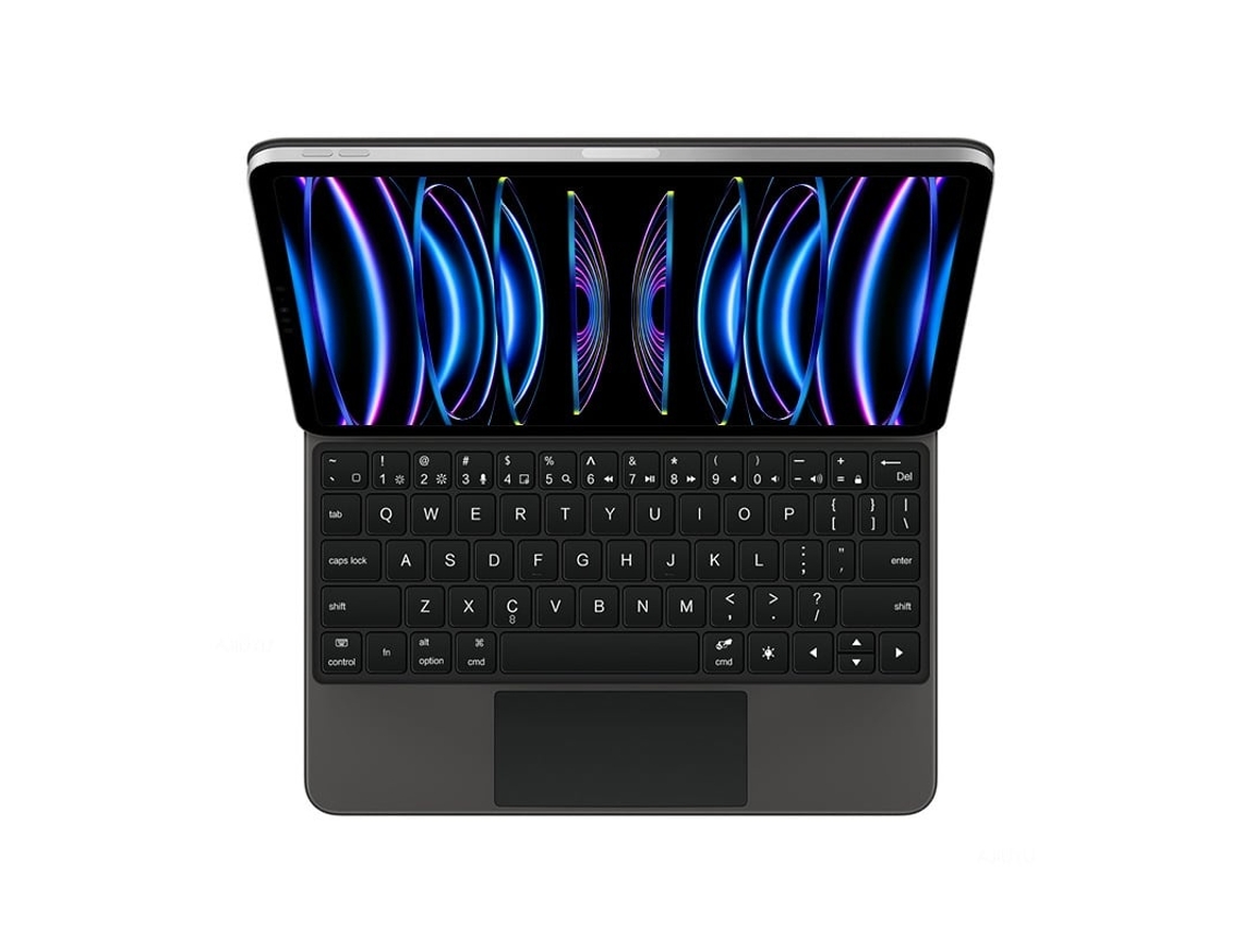 Teclado Bluetooth Para Tablet Lurelia, Compatível Com I Pad Pro 11 2024 Inglês (m4, Preto, Teclado Bluetooth