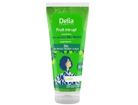 Lime Infused Face Body Cleansing Gel, 200ml Delia