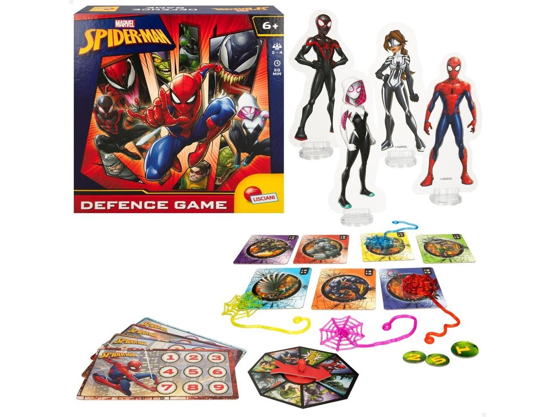 Jogo de tabuleiro do Spider-Man Defence Game COLORBABY