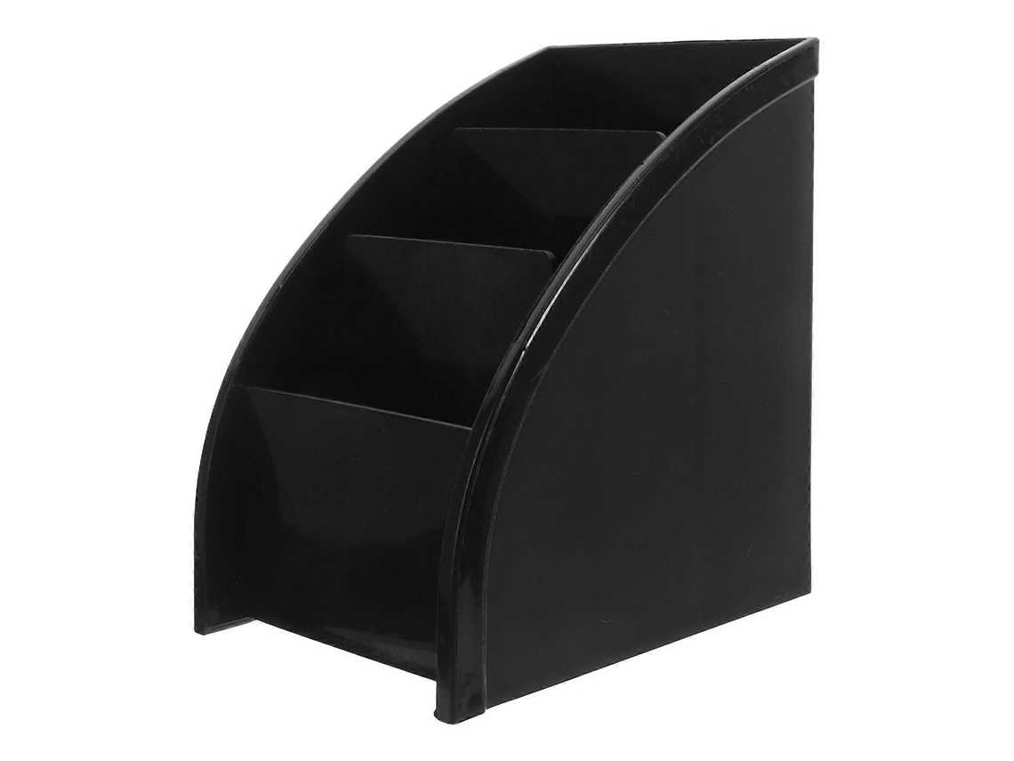 Estojo De Plástico Para Armazenamento De Telefone, Organizador De Mesa Para Escritório, Casa Olysi Shop (preto)