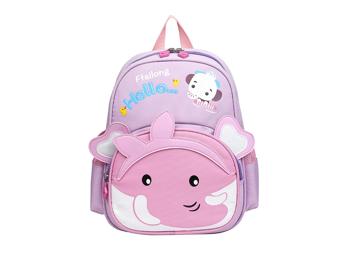 Mochila Eifson Elefante para Educação Infantil - Roxo