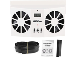 Ventilador De Carro Movido A Energia Solar Kimiss, Ventilador De Resfriamento Ar Para Carro Com Exaustor Radiador