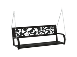 Garden Swing Bench, Garden Swing Benches Vidaxl Preto Plástico (n/a)