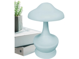Luminária de mesa em formato Cogumelo, luminárias de farol RGB16