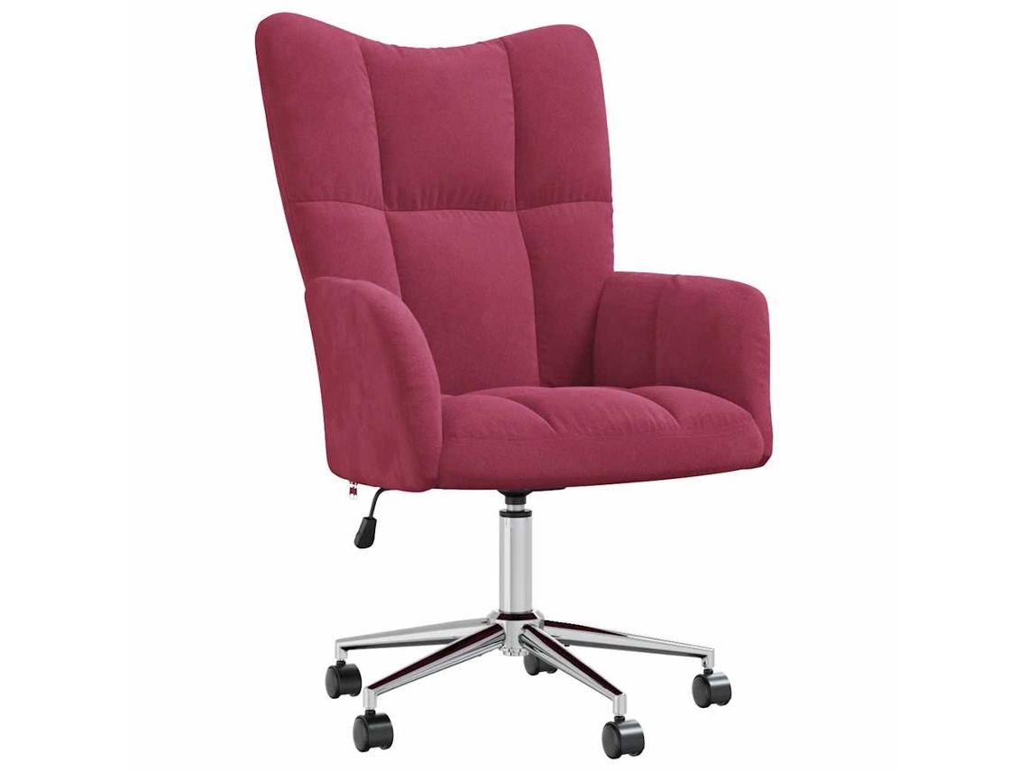 Relaxing Chair, Relaxing Chairs Vidaxl Vermelho Veludo