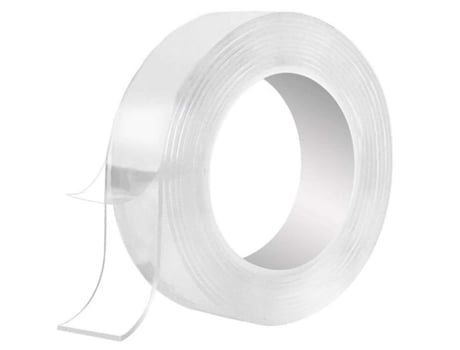 Fita Adesiva Ideias Geniais Acrílico Dupla Face 25mm Transparente Genius Ideas