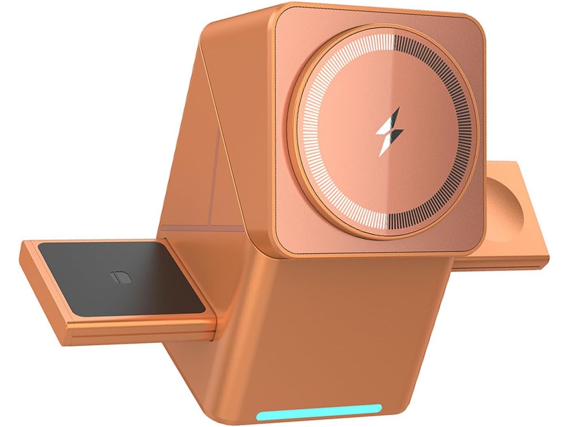 Carregadores Multidispositivos Com Rotação Automática De 360 Graus,