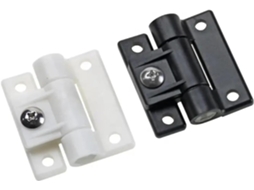 Dobradiças De Armário Com Torque Ajustável Em Nylon Plástico Preto, Com Amortecimento 1 Unidade