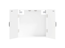 Vidaxl Armário Para Dartboard Utrecht Branco 52,5 X 10,5 X 53,5 Cm
