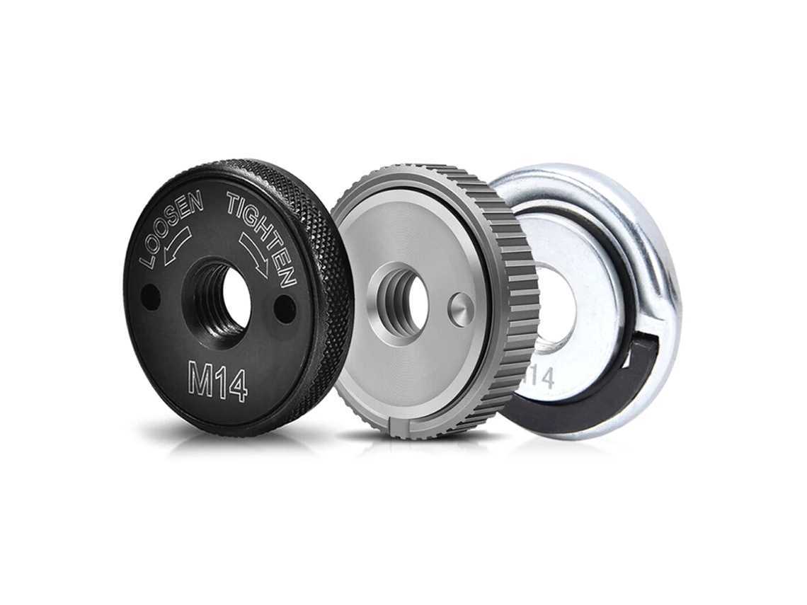 Flange Para Esmerilhadeira Angular, 3 Peças, M14, Liberação Rápida