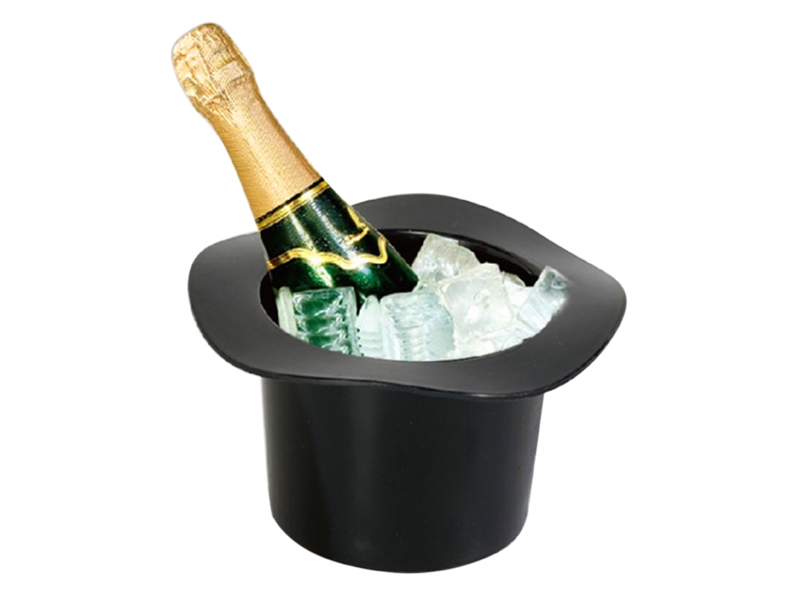 Balde de gelo mágico oval moderno para champanhe, vinho e cerveja