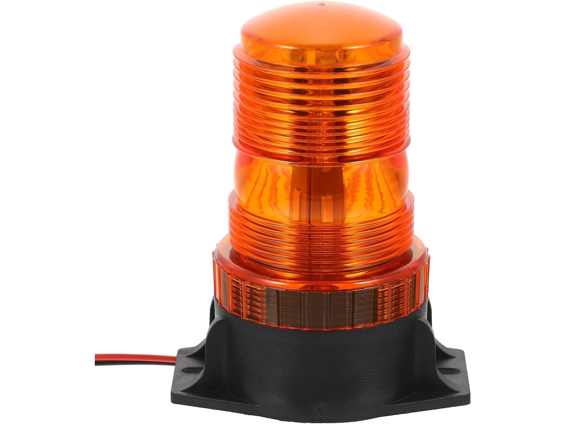 Sinalizador Estroboscópico Led Laranja E Amarelo Para Veículos Equipamentos, Construção Leve Em Pc E Metal, Potência De