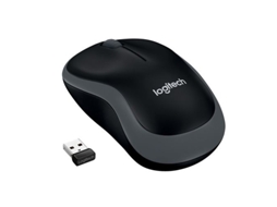 Mouse Ótico Sem Fio Logitech M185 2,4 Ghz Com Receptor Usb Cinza