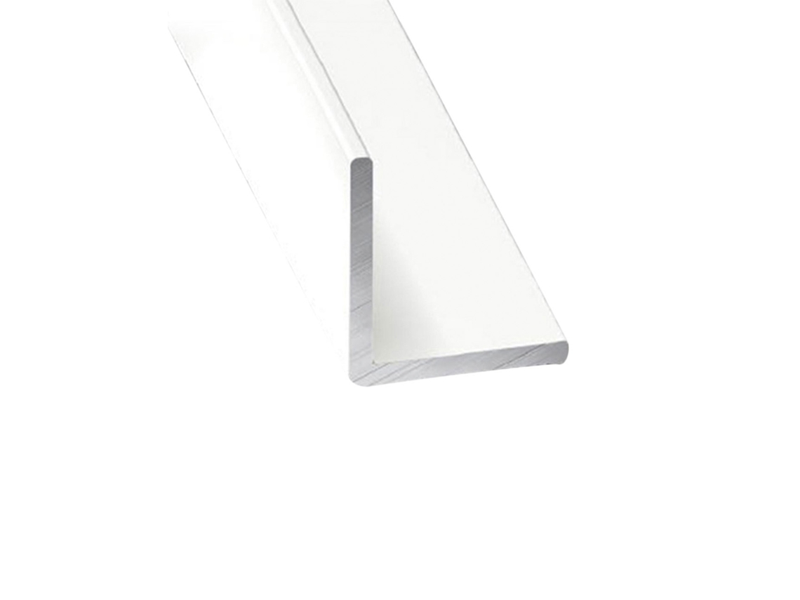 Jardin202 - Perfil De Aluminio Blanco Angular - X3 Unds - 2'10m 60/20 Mm | 60/20 Mm ()