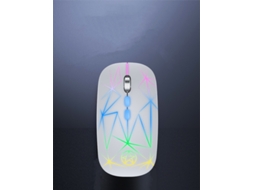 Rato Yizhood A20 Recarregável Rgb Wireless Usb 2.4ghz Computer Gamer Led Backlit Gaming Silencioso Para Pc Laptop Branco