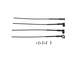 4pcs Antena Simulação Decoração para Carro RC Crawler Axial Scx10 90046 UTB10 Capra Acessórios S/MARCA