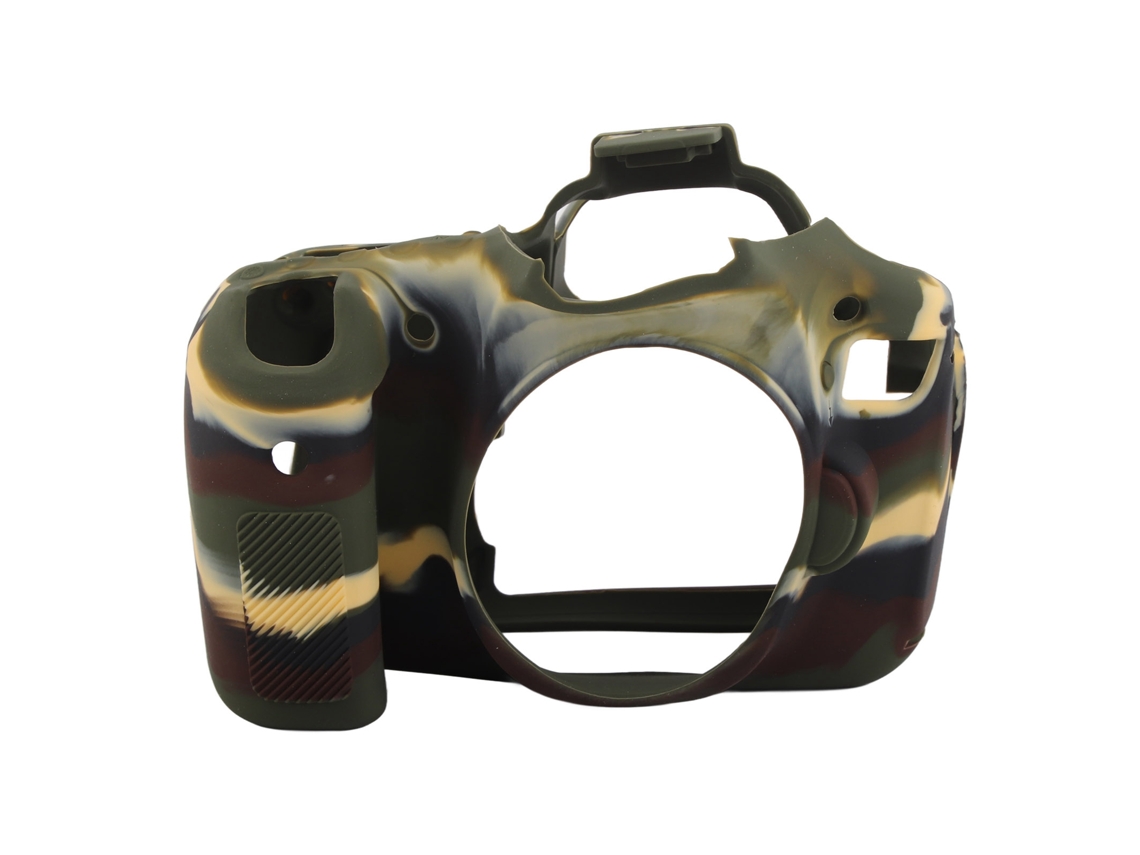 Funda Protectora De Silicona Antideslizante Y Resistente Ao Desgaste Para Câmera Canon 60d Slr (camuflagem)