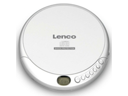 Lenco Cd-201si - Leitor De Cd Portátil Com Proteção Contra Impactos - Prata