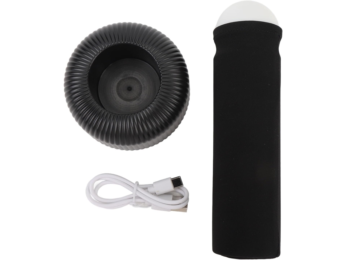 Luminária Noturna Led Recarregável Com Interruptor De Puxar, Abajur