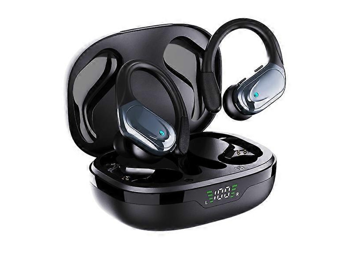 Fones De Ouvido Estéreo Sem Fio Hifi À Prova Dágua Com Ganchos Para Orelha E Visor Digital Led. Ly Ebike