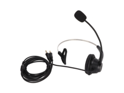 Aetheria fone de Ouvido Mono com Fio para Pc H360 pc com Microfone Anti ruído Plug And Play