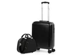 Conjunto de Bagagem Pc ITACA Stickers Preto 40X55X20 Cm 34L