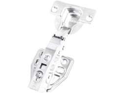 1 Dobradiça De Copo 40 Mm Com Placa Lateral Espessa Para Porta