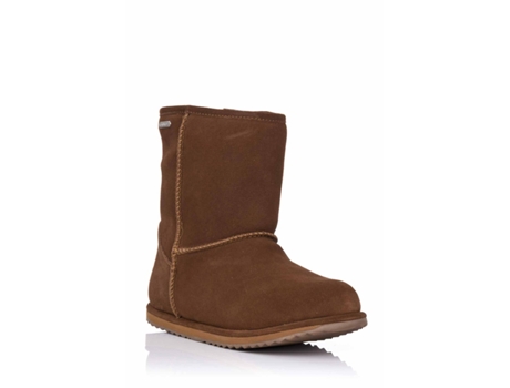 Bota Australiana Brumby Lo Teems com Waterproof Emu (Pele-Castanho-38)