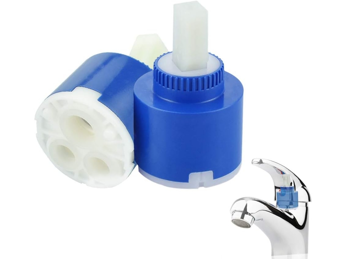 Cartucho Cerâmico Para Torneira, Banheiro Ou Cozinha, 2 Cartuchos De Cerâmica Para Misturador De 40 Mm. Cartucho De Cerâmica Para Misturador