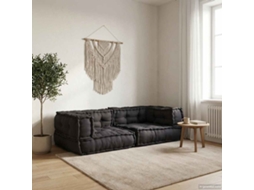 Vidaxl Sofá Modular De 2 Lugares 140x70x36 Cm Tecido Antracite