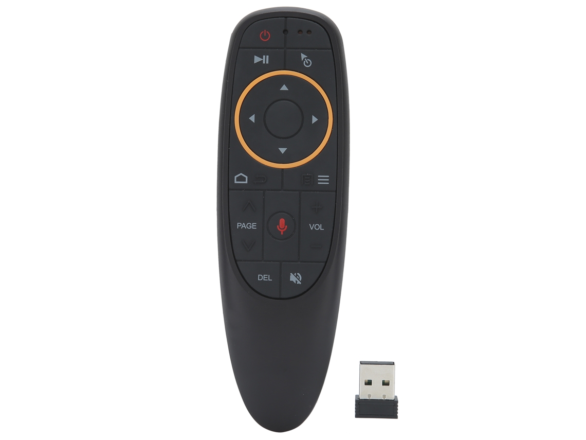 Mouse Remoto Sem Fio 2.4g Com Voz E Giroscópio Controle Remoto Para Android