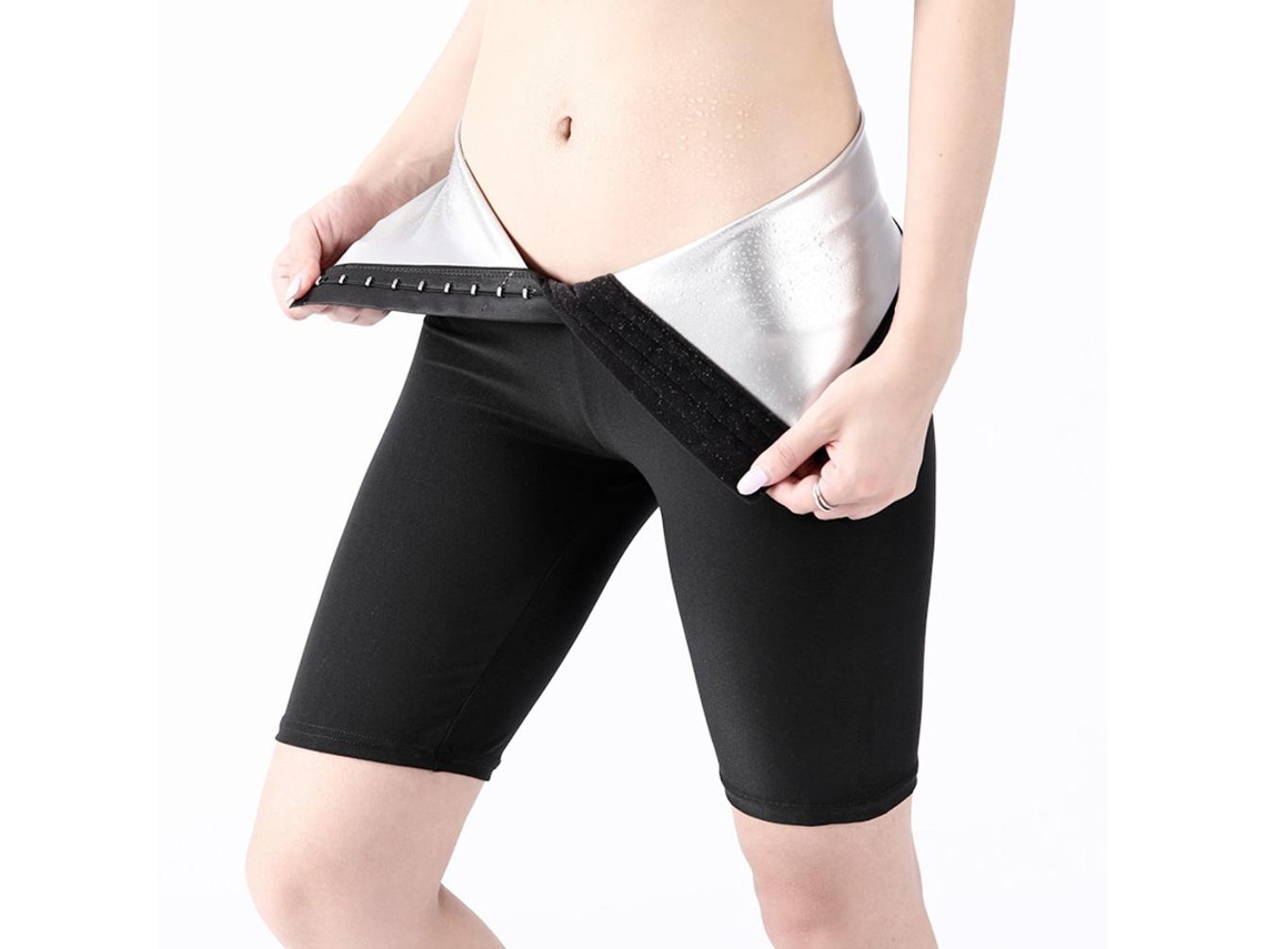 Calcinha Sauna 2 Em 1 Feminina Para Perda De Peso Fitness Legging Treinamento Compressão