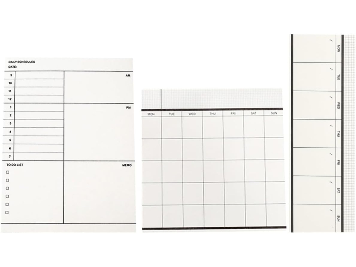 Blocos De Notas Destacáveis Com Design Simples