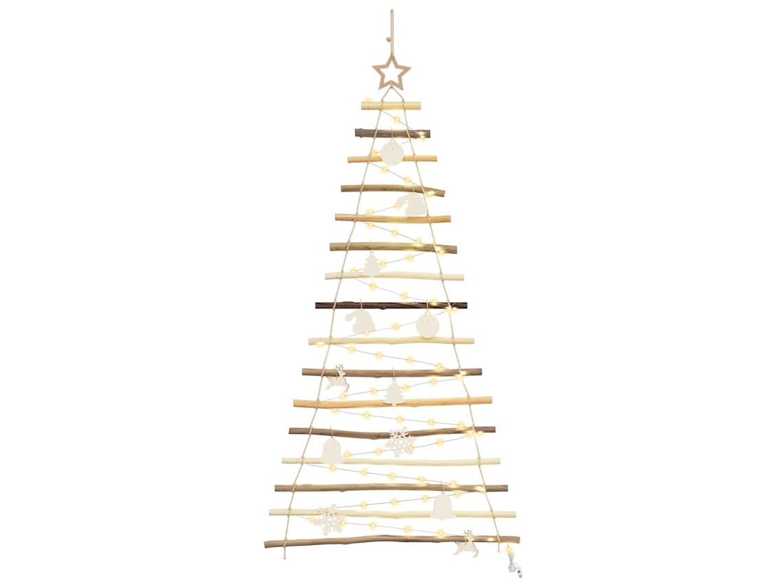 Decoração Sazonal Vidaxl Marrom Freixo Maciço (120 Cm)