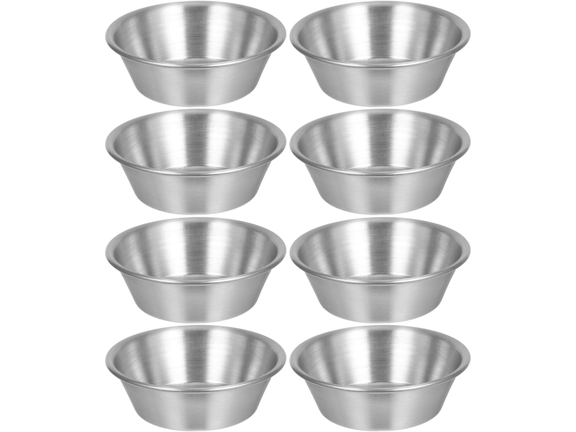 Conjunto de 8 mini formas para bolo kichvoe, aço inoxidável 304